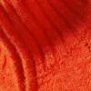 Cárdigan ajustado de punto suave con cremallera – Naranja brillante