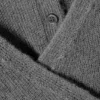 Cárdigan cruzado con botones de mezcla de lana – Gris Cárdigan cruzado con botones de mezcla de lana – Gris
