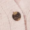 Cárdigan de cuello en V con ribetes – Rosa pálido Cárdigan de cuello en V con ribetes – Rosa pálido