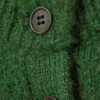 Cárdigan de mezcla de lana de corte entallado y suave – Verde oscuro Cárdigan de mezcla de lana de corte entallado y suave – Verde oscuro