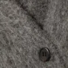 Cárdigan de mezcla de mohair – Gris oscuro Cárdigan de mezcla de mohair – Gris oscuro