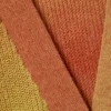 Cárdigan de punto con cuello en V y degradado – Naranja y amarillo difuminado