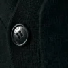 Cárdigan de punto de un solo botonadura – Negro Cárdigan de punto de un solo botonadura – Negro
