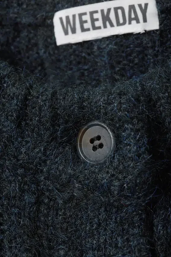 Cárdigan de punto holgado – Azul marino Cárdigan de punto holgado – Azul marino