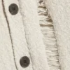 Cárdigan de punto holgado con efecto desgastado – Beige