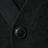 Cárdigan de punto holgado con estampado tie-dye – Negro Tie-Dye Cárdigan de punto holgado con estampado tie-dye – Negro Tie-Dye