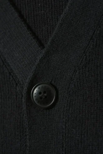 Cárdigan de punto holgado con estampado tie-dye – Negro Tie-Dye