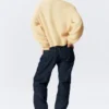 Cárdigan de punto suave – Amarillo claro Cárdigan de punto suave – Amarillo claro