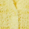 Cárdigan de punto suave de un solo botonero – Amarillo claro Cárdigan de punto suave de un solo botonero – Amarillo claro