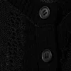 Cárdigan de punto texturado de corte entallado – Gris oscuro Cárdigan de punto texturado de corte entallado – Gris oscuro