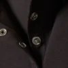 Cárdigan entallado de manga larga con botones – Marrón oscuro Cárdigan entallado de manga larga con botones – Marrón oscuro