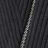Cárdigan entallado de punto con cremallera – Gris oscuro Cárdigan entallado de punto con cremallera – Gris oscuro