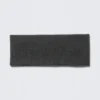 Diadema de doble capa acanalada – Gris oscuro jaspeado Diadema de doble capa acanalada – Gris oscuro jaspeado