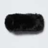 Diadema de piel sintética suave – Negro Diadema de piel sintética suave – Negro