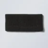 Diadema de punto acanalado Elsa – Negro