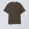 Estupenda camiseta de peso grueso – Marrón oscuro Estupenda camiseta de peso grueso – Marrón oscuro