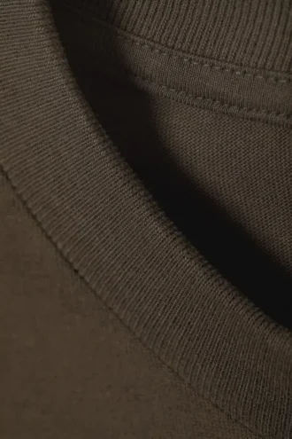 Estupenda camiseta de peso grueso – Marrón oscuro