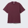 Estupenda camiseta de peso grueso – Rosa oscuro Estupenda camiseta de peso grueso – Rosa oscuro