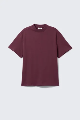 Estupenda camiseta de peso grueso – Rosa oscuro Estupenda camiseta de peso grueso – Rosa oscuro