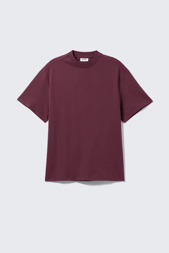 Estupenda camiseta de peso grueso – Rosa oscuro Estupenda camiseta de peso grueso – Rosa oscuro
