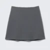 Falda acampanada – Gris oscuro Falda acampanada – Gris oscuro