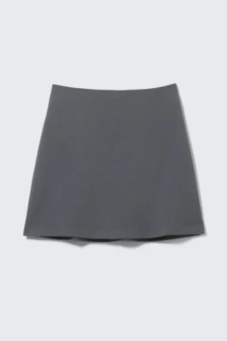 Falda acampanada – Gris oscuro