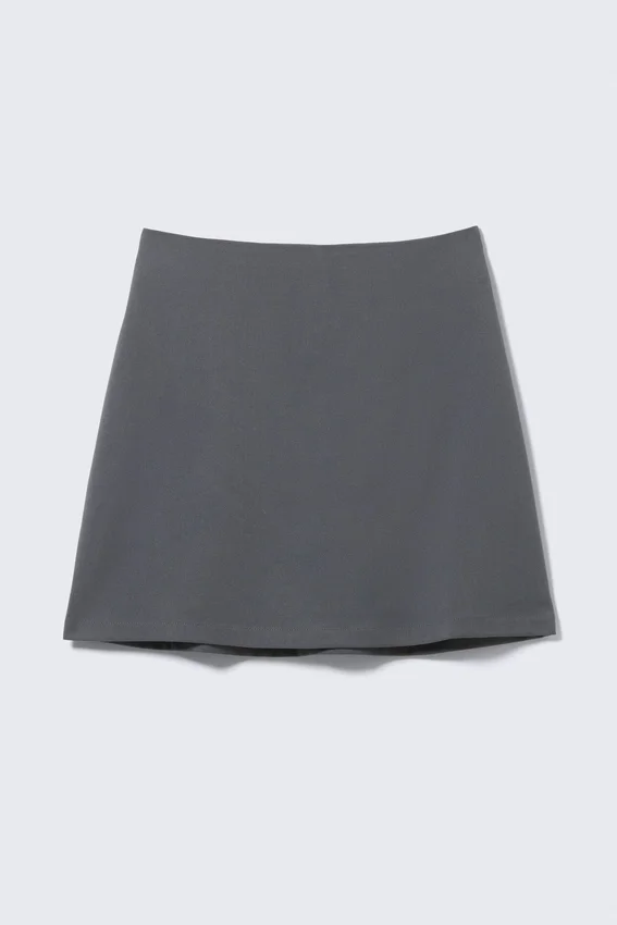 Falda acampanada – Gris oscuro Falda acampanada – Gris oscuro