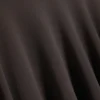 Falda asimétrica de jersey de talle medio – Marrón oscuro