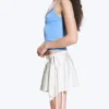 Falda cruzada asimétrica – Blanco roto Falda cruzada asimétrica – Blanco roto
