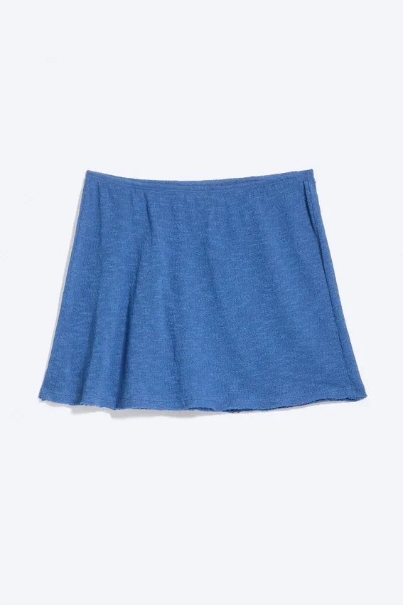 Falda de algodón – Azul Falda de algodón – Azul