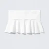 Falda de algodón con cintura ancha – Blanca Falda de algodón con cintura ancha – Blanca