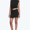 Falda de algodón – Negro Falda de algodón – Negro