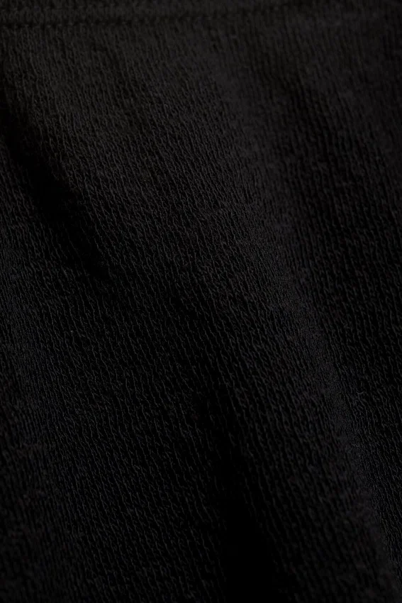 Falda de algodón – Negro Falda de algodón – Negro