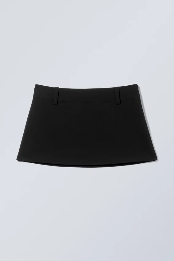 Falda de cintura baja – Negro Falda de cintura baja – Negro