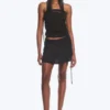 Falda fruncida – Negro Falda fruncida – Negro