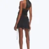 Falda fruncida – Negro Falda fruncida – Negro