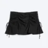Falda fruncida – Negro Falda fruncida – Negro