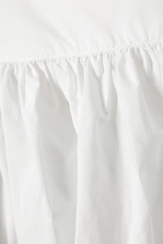 Falda globo – Blanca Falda globo – Blanca