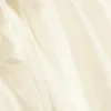 Falda larga de lyocell de talle bajo – Blanco roto transparente