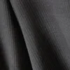 Falda midi ajustada con volumen – Rayas gris oscuro