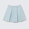 Falda midi circular de cintura alta de denim Amber – Azul cielo – Azul claro Falda midi circular de cintura alta de denim Amber – Azul cielo – Azul claro