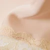 Falda midi de encaje satinado – Rosa empolvado Falda midi de encaje satinado – Rosa empolvado
