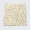 Falda midi de talle bajo – Amarillo claro – Lunares