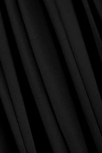 Falda midi plisada de talle bajo – Negro Falda midi plisada de talle bajo – Negro