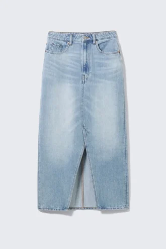 Falda midi vaquera – Fresh Blue – Azul claro