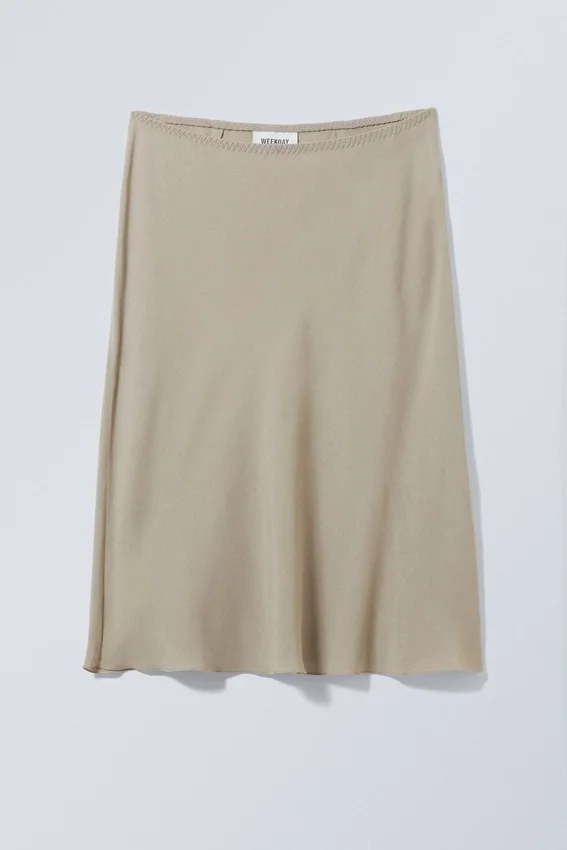 Falda sin cremallera hasta la rodilla – Dusty Mole Falda sin cremallera hasta la rodilla – Dusty Mole