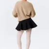 Falda tutú mini acampanada – Negro Falda tutú mini acampanada – Negro