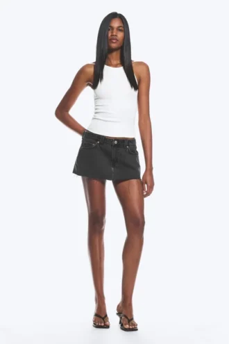 Falda vaquera mini – Elegie Black – Negro