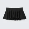 Faldita-pantalón acampanada de talle bajo – Negro Faldita-pantalón acampanada de talle bajo – Negro