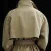 Gabardina holgada de doble botonadura – Beige Gabardina holgada de doble botonadura – Beige